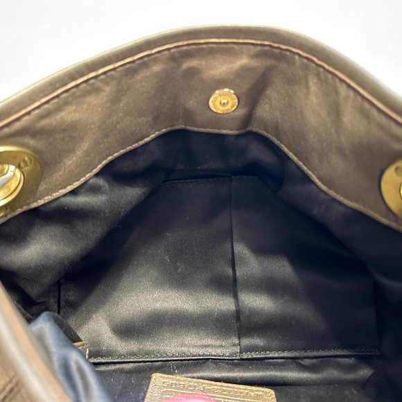 Coach Ashley Bronze Metallic Leather Hippie Shoulder Crossbody BUNDLE - Picture 8 of 12